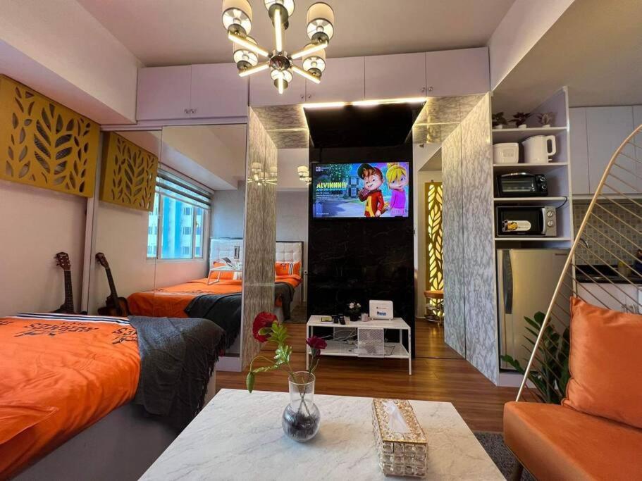 Cozy Studio Unit At Sun Residences Кесон Сити Екстериор снимка